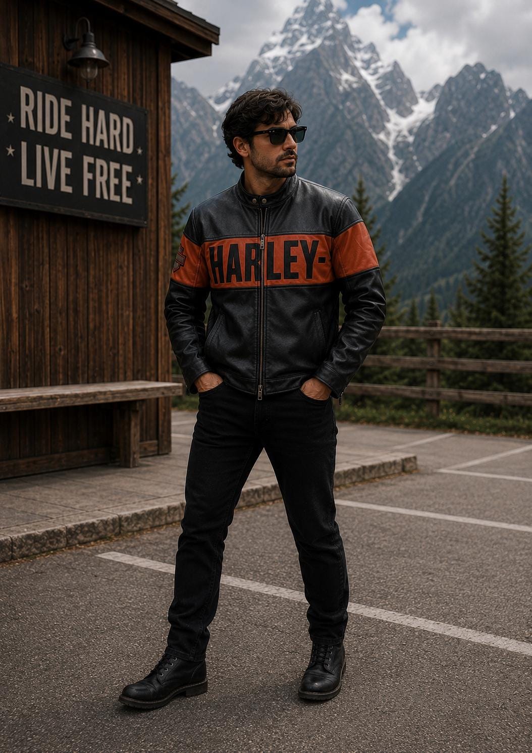 Vintage Black Leather Biker Jacket for Men, Classic Motorcycle Jacket, Handmade Genuine Leather Jacket, Retro Rider Coat, Cafe Racer Style