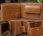 Crown Fold — Premium Leather Wallet