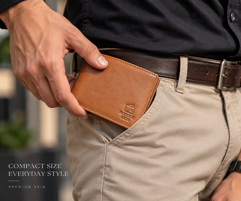 Crown Fold — Premium Leather Wallet