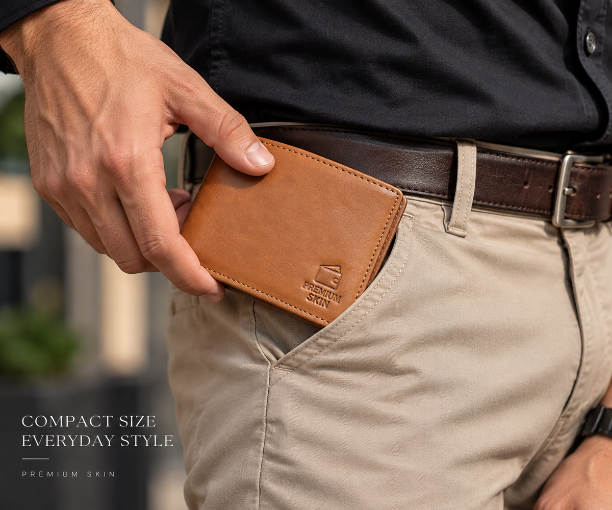 Crown Fold — Premium Leather Wallet
