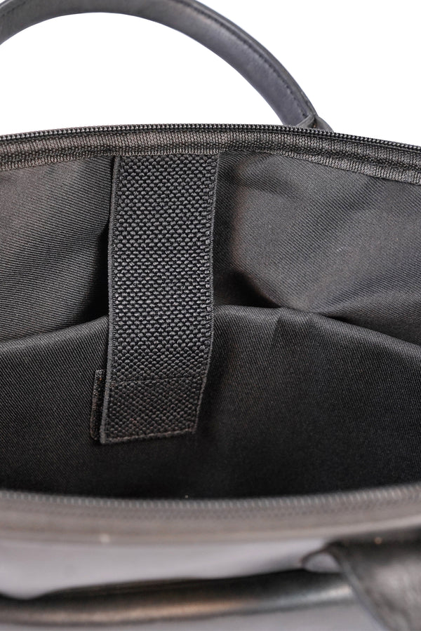 Sleek Modern Leather Laptop Bag
