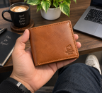 Crown Fold — Premium Leather Wallet