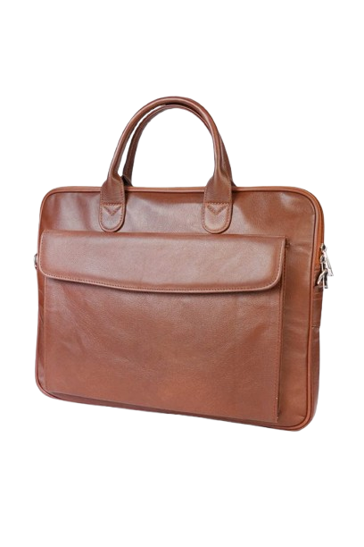 Sleek Modern Leather Laptop Bag