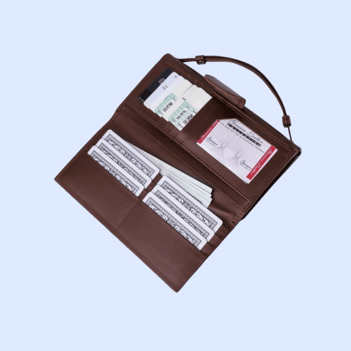 Effortless Elegance Handy leather ladies Clutch - The Premium Skin