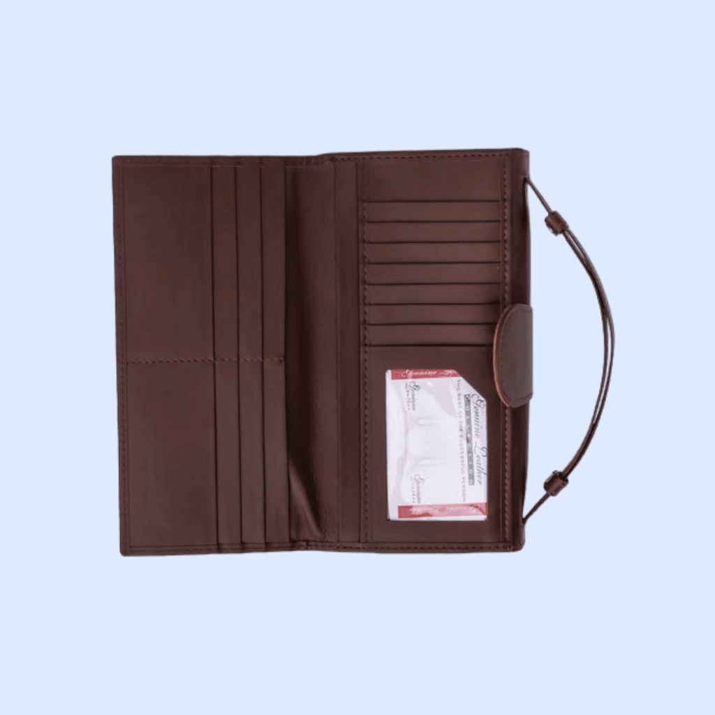 Effortless Elegance Handy leather ladies Clutch - The Premium Skin