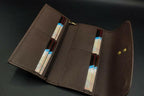 Myosotis flower leather clutch. - The Premium Skin