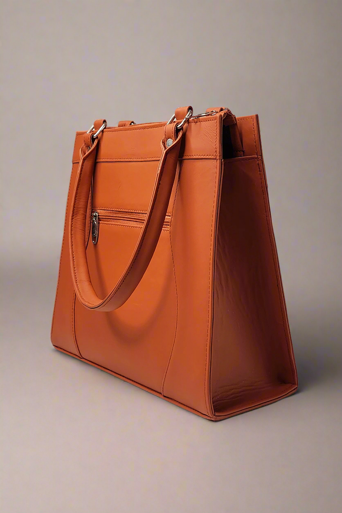 Vestra Elegance Leather Tote Bag