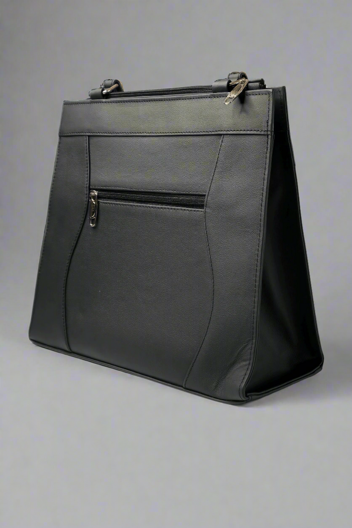 Vestra Elegance Leather Tote Bag